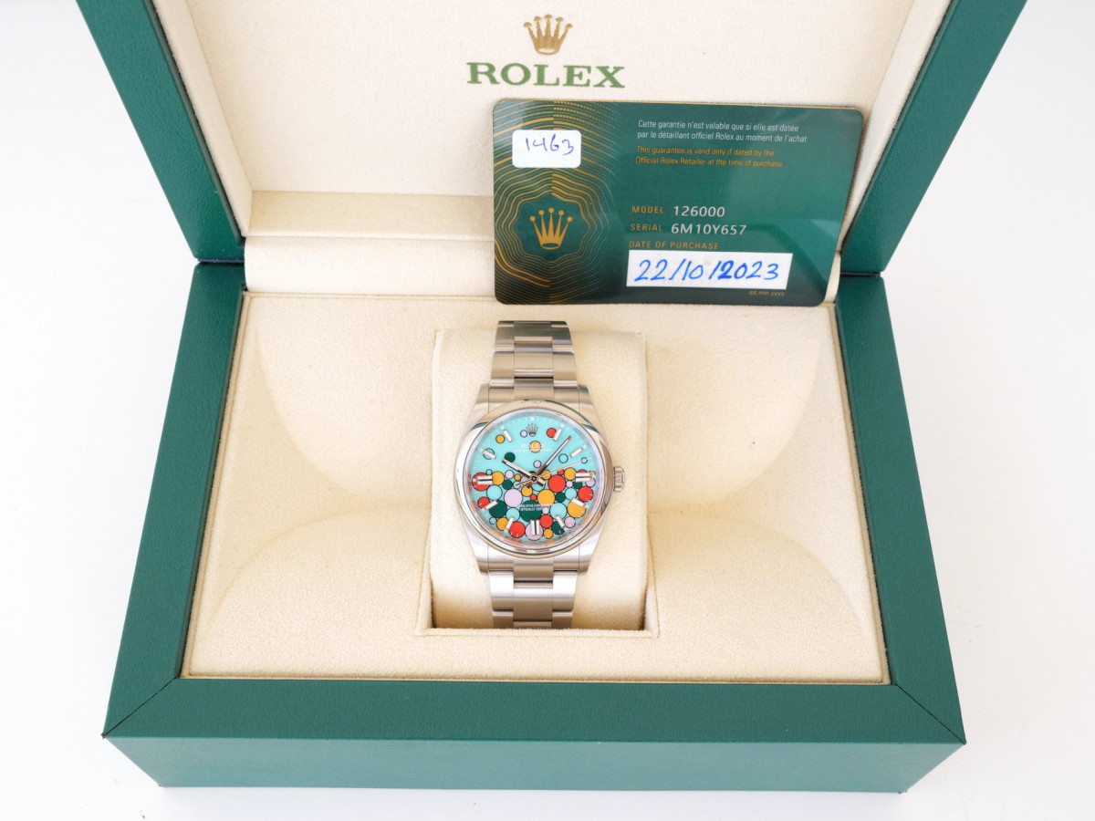 Швейцарський годинник Rolex Oyster Perpetual Custom Celebration Dial 36