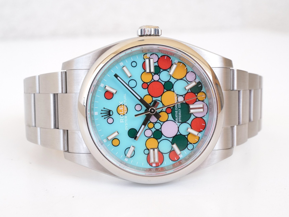 Швейцарський годинник Rolex Oyster Perpetual Custom Celebration Dial 36