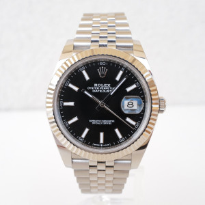 Швейцарський годинник Rolex Datejust 41 Black Dial Jubilee (2024)
