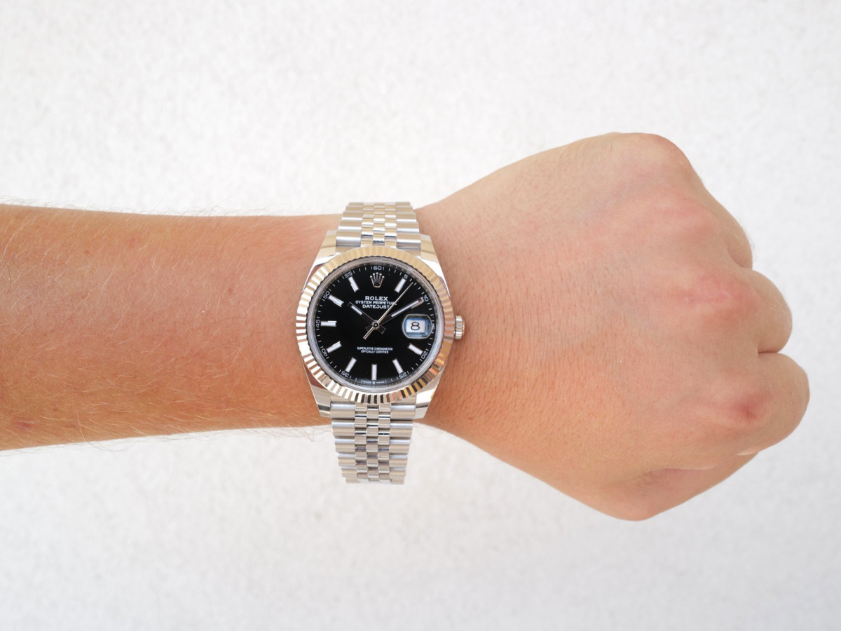 Швейцарський годинник Rolex Datejust 41 Black Dial Jubilee (2024)