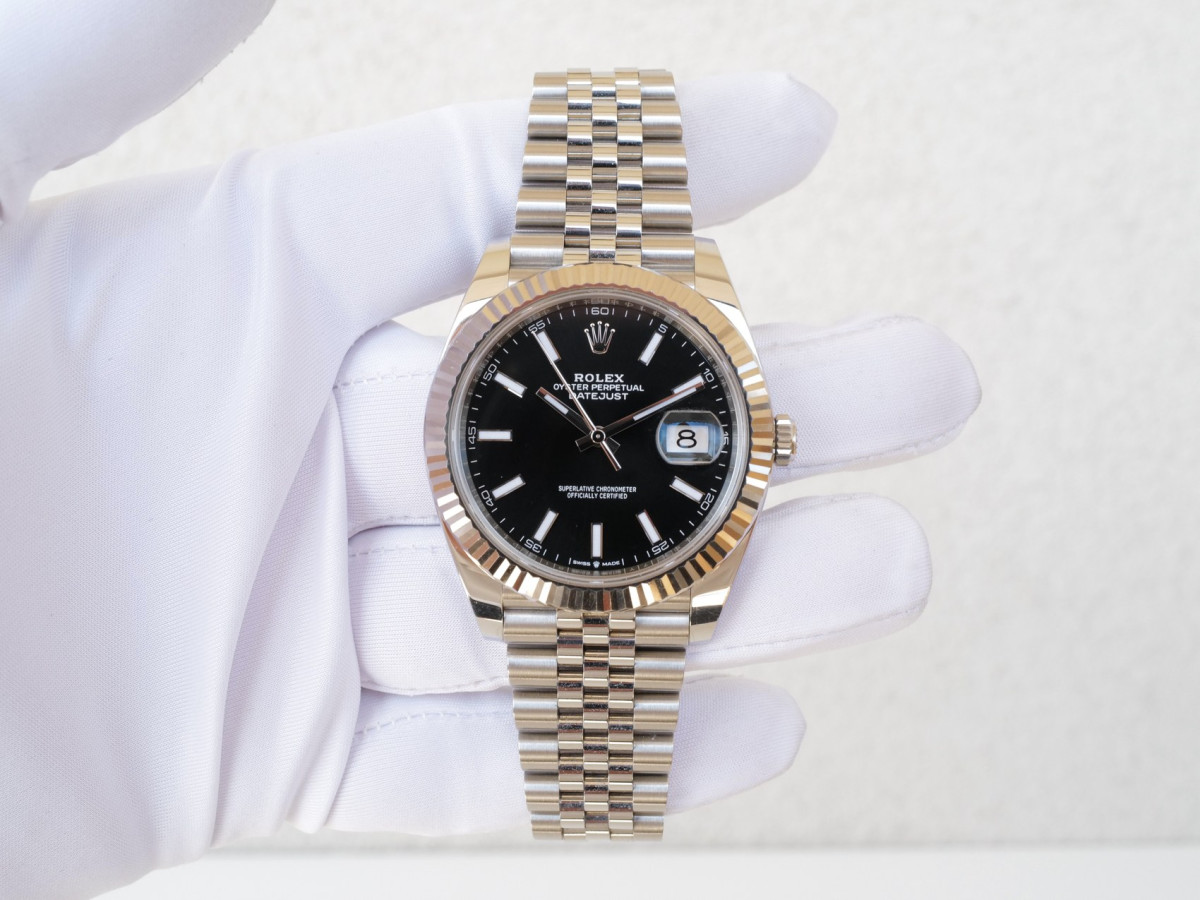Швейцарський годинник Rolex Datejust 41 Black Dial Jubilee (2024)