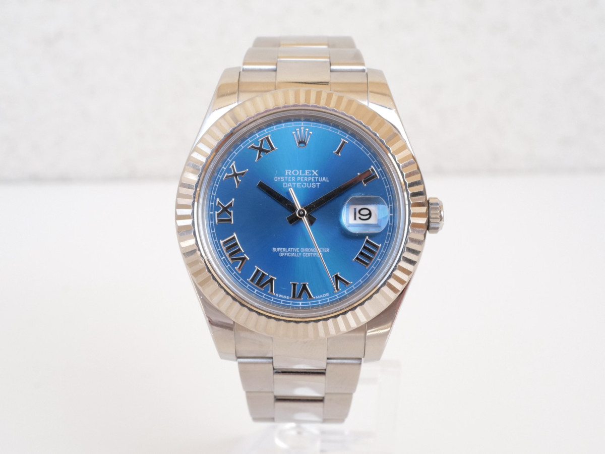 Swiss watch Rolex Datejust II Azzurro Blue 41 (2015)