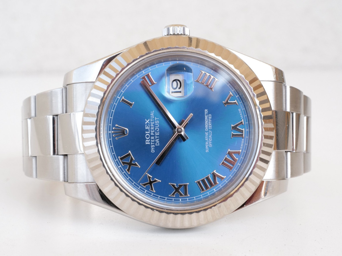 Swiss watch Rolex Datejust II Azzurro Blue 41 (2015)