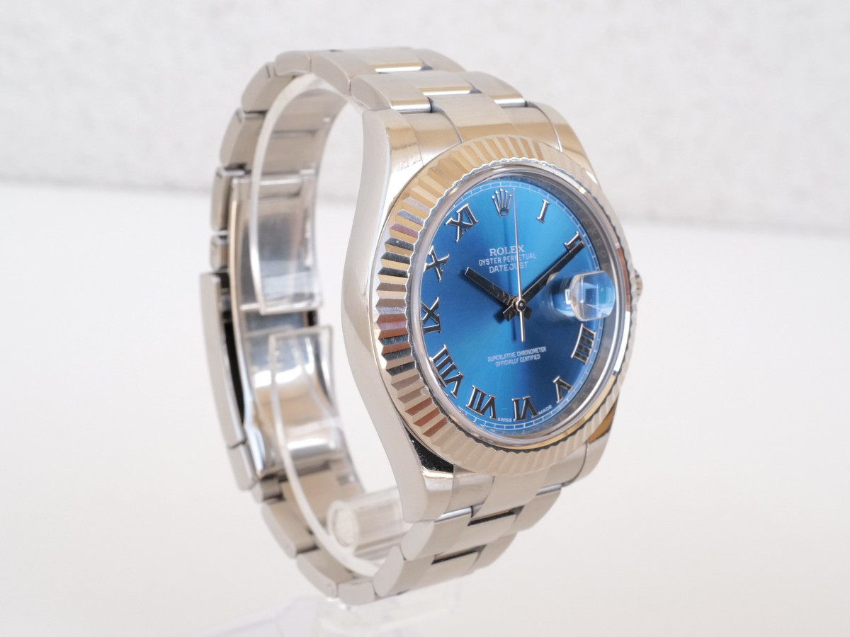 Swiss watch Rolex Datejust II Azzurro Blue 41 (2015)