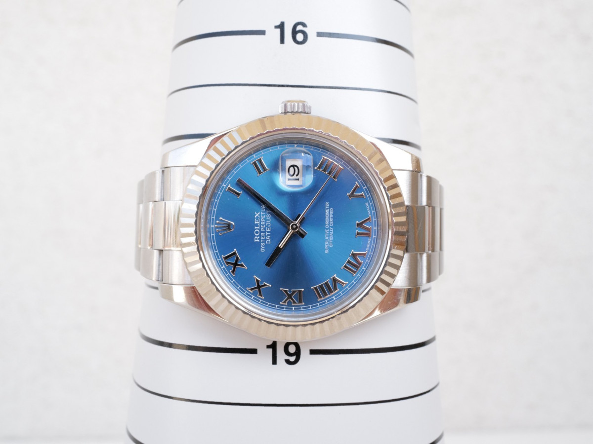 Swiss watch Rolex Datejust II Azzurro Blue 41 (2015)