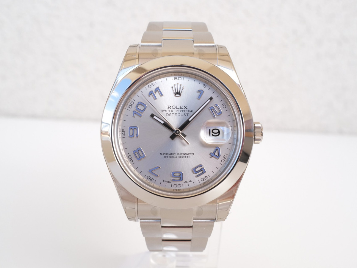 Швейцарський годинник Rolex Datejust II Smooth Bezel Silver Dial 41