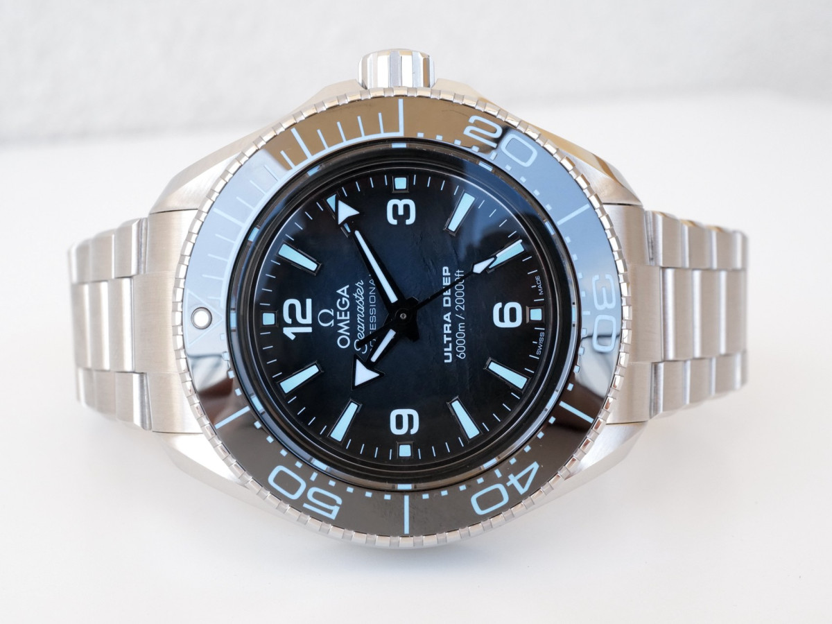 Swiss watch Omega Seamaster Planet Ocean 6000M Ultra Deep Summer Blue 45.5