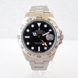 Швейцарський годинник Rolex Explorer II Oyster Black Dial GMT 42