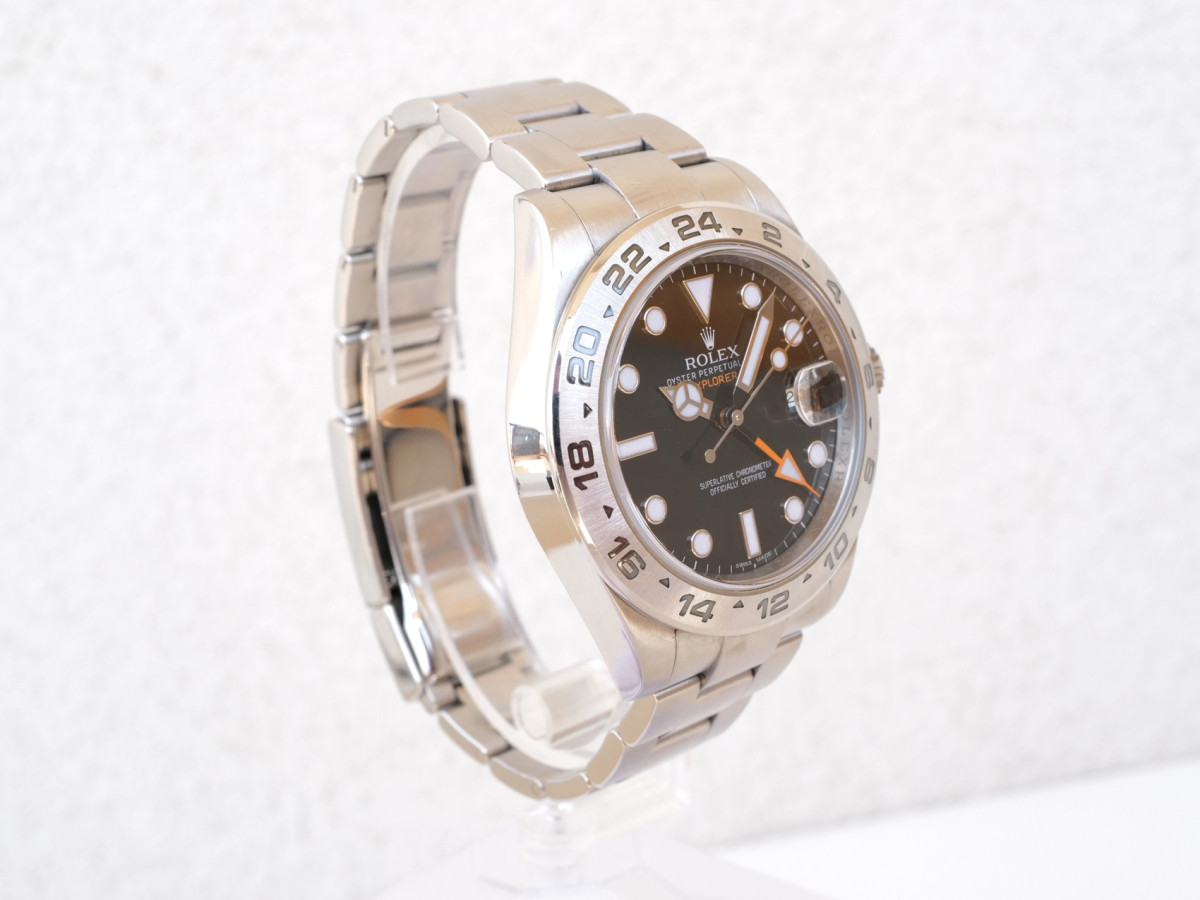Швейцарський годинник Rolex Explorer II Oyster Black Dial GMT 42