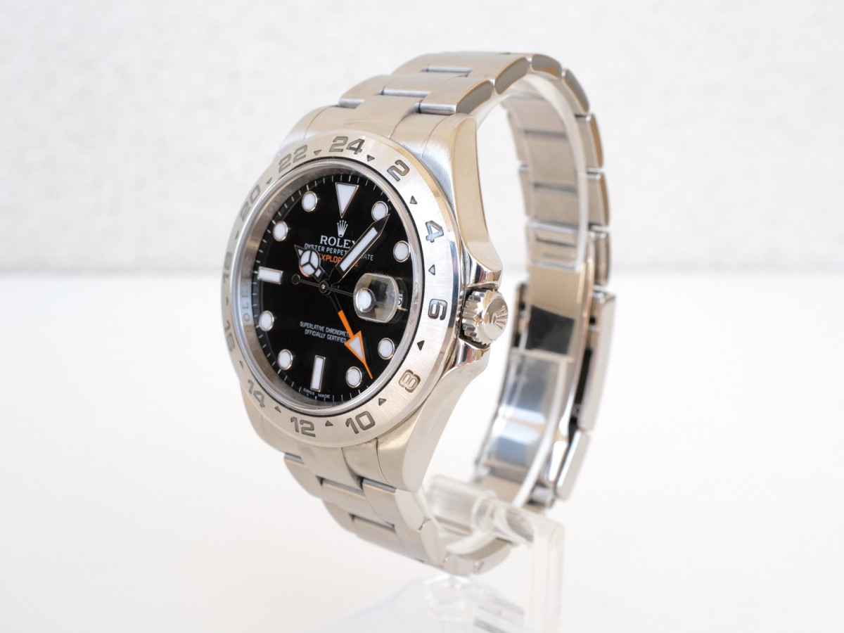Швейцарський годинник Rolex Explorer II Oyster Black Dial GMT 42