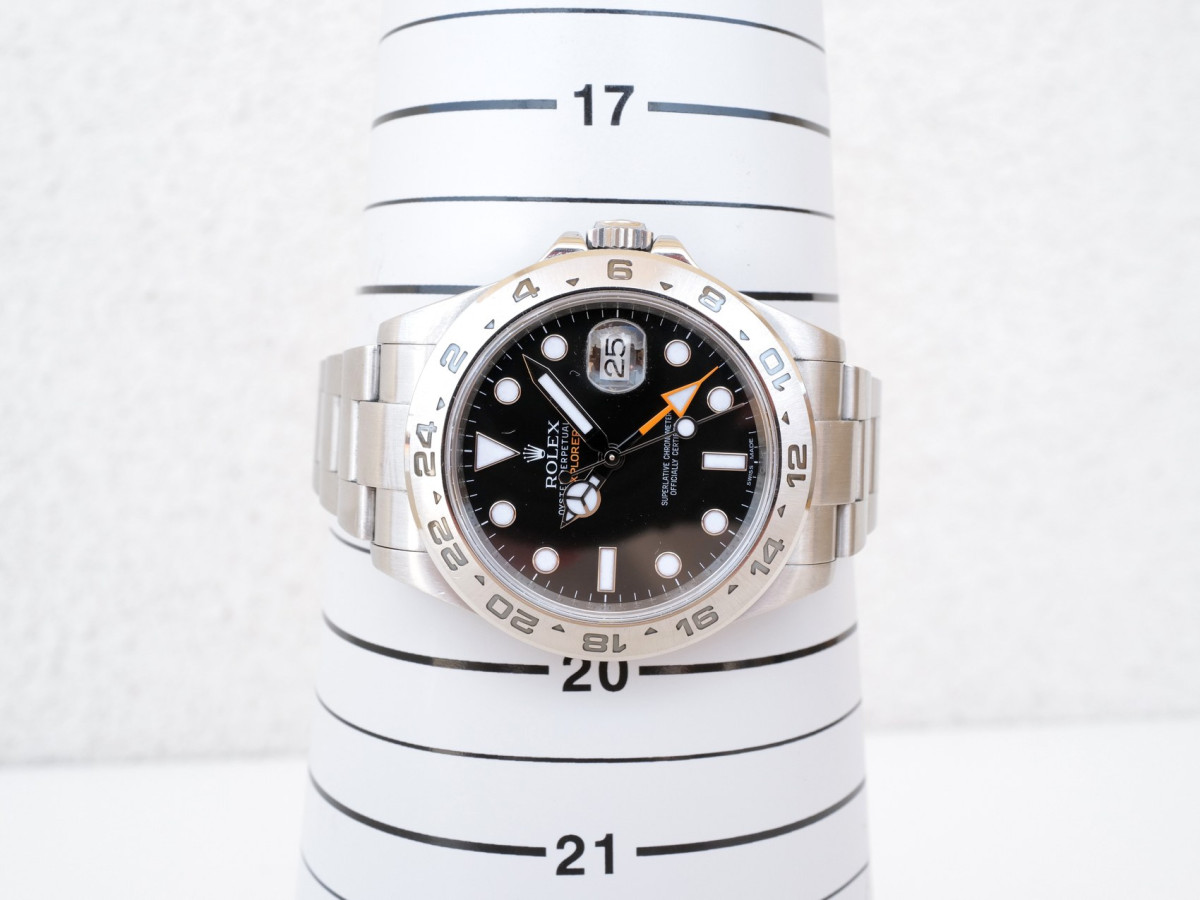 Швейцарський годинник Rolex Explorer II Oyster Black Dial GMT 42