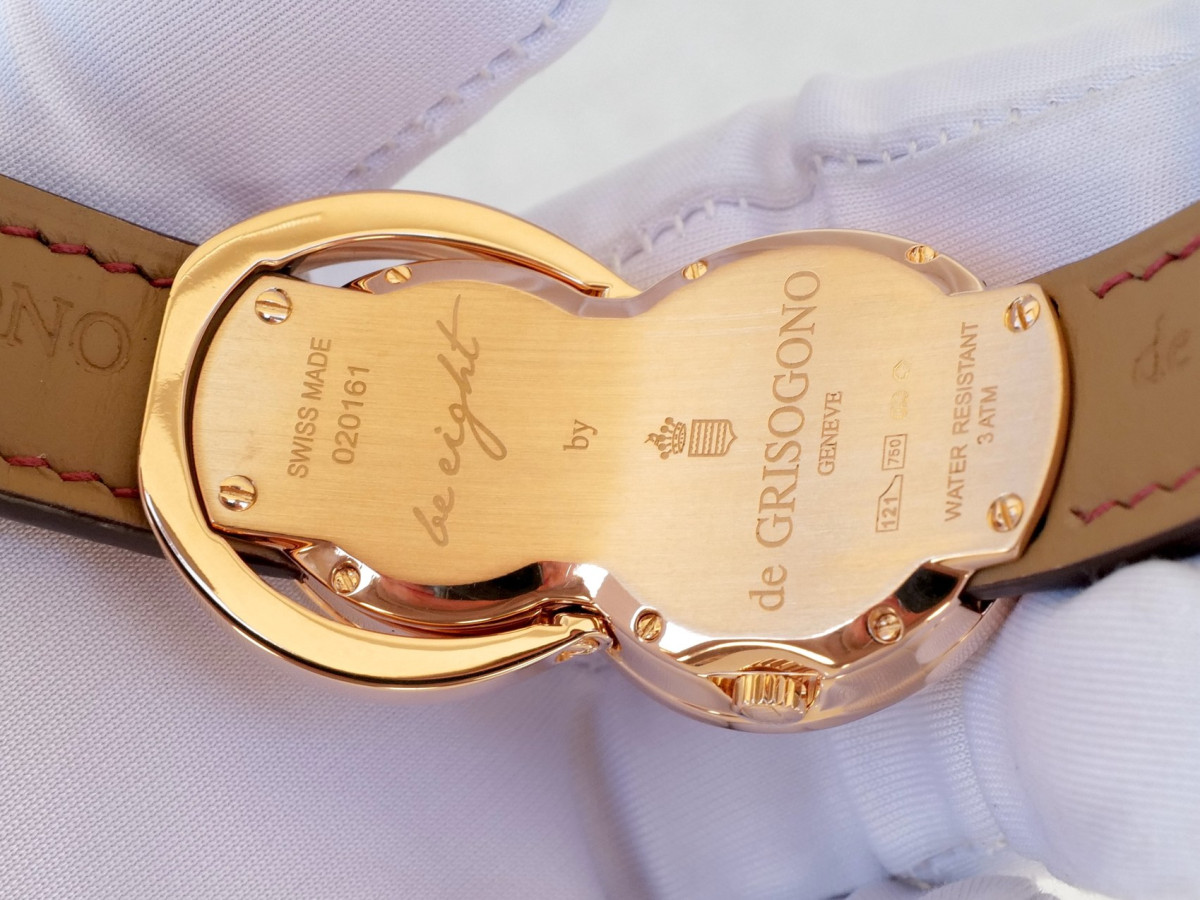 Швейцарские часы De Grisogono Be Eight 18K Rose Gold Diamonds Sapphires