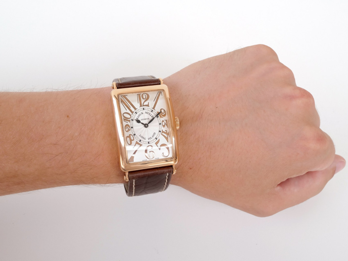 Швейцарские часы Franck Muller Long Island 18K Rose Gold