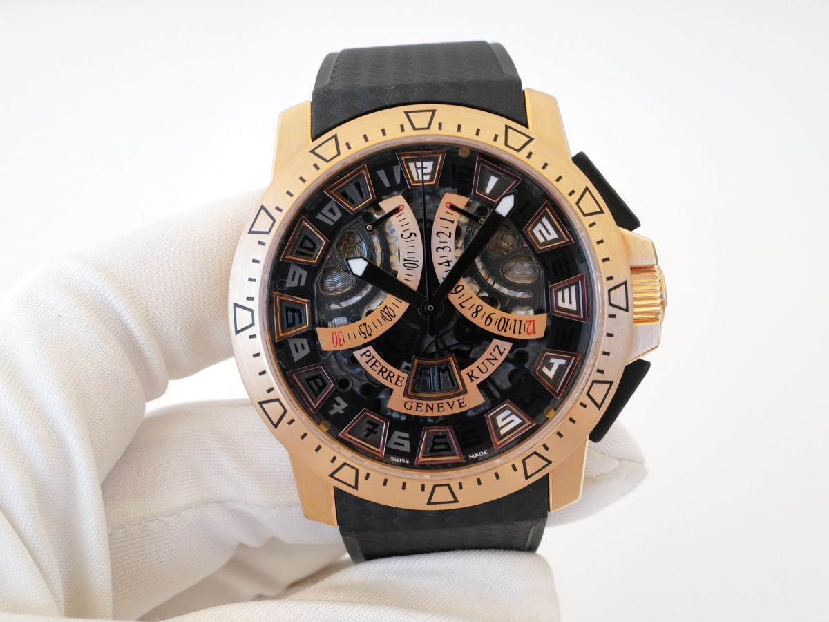 Швейцарские часы Pierre Kunz Sport Chronograph Limited Edition 18K Rose Gold