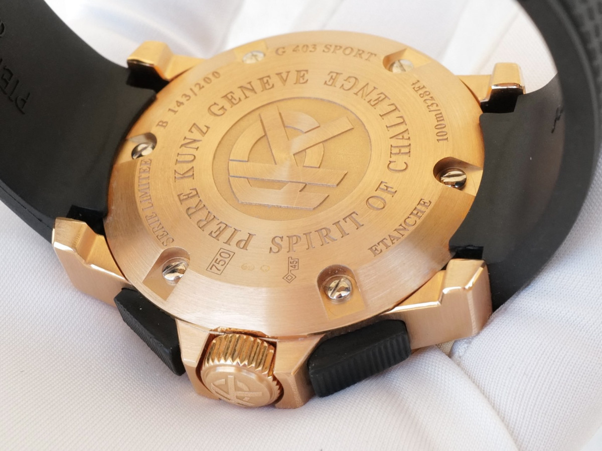 Швейцарские часы Pierre Kunz Sport Chronograph Limited Edition 18K Rose Gold