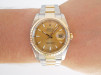 Швейцарские часы Rolex Datejust 36 Oyster Steel Gold Champagne Dial