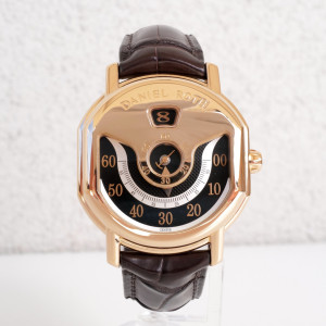 Швейцарские часы Daniel Roth Ellipsocurvex Papillon Jumping Hour 18K Rose Gold Limited Edition