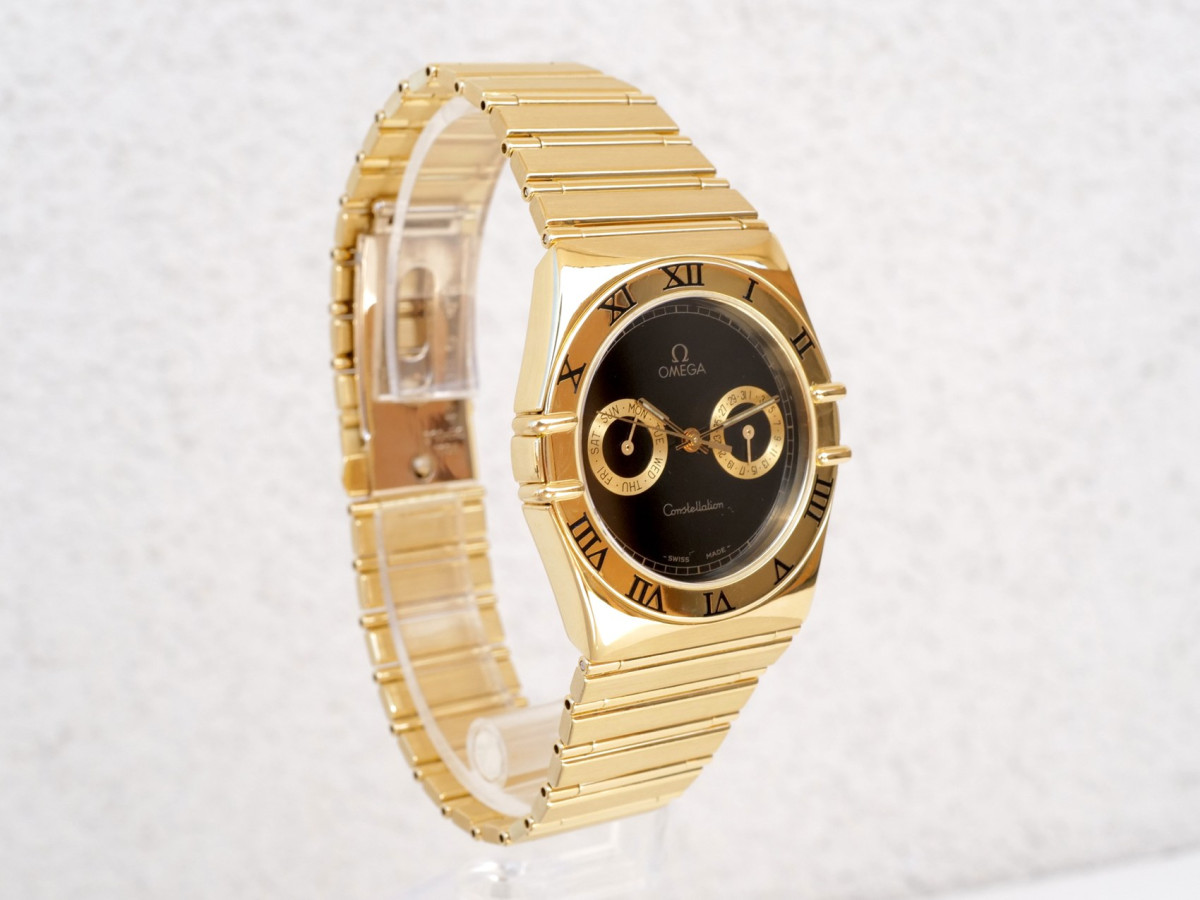 Швейцарские часы Omega Constellation 18K Yellow Gold Black Dial 33