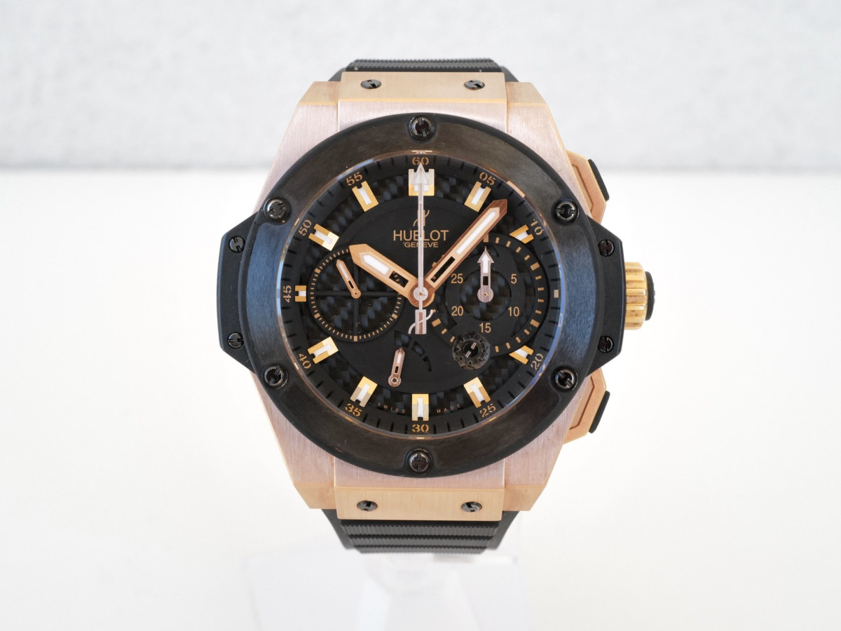 Швейцарские часы Hublot King Power Split-Second Chronograph Power Reserve 18K Rose Gold Limited Edition 48