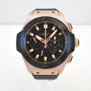 Швейцарские часы Hublot King Power Split-Second Chronograph Power Reserve 18K Rose Gold Limited Edition 48