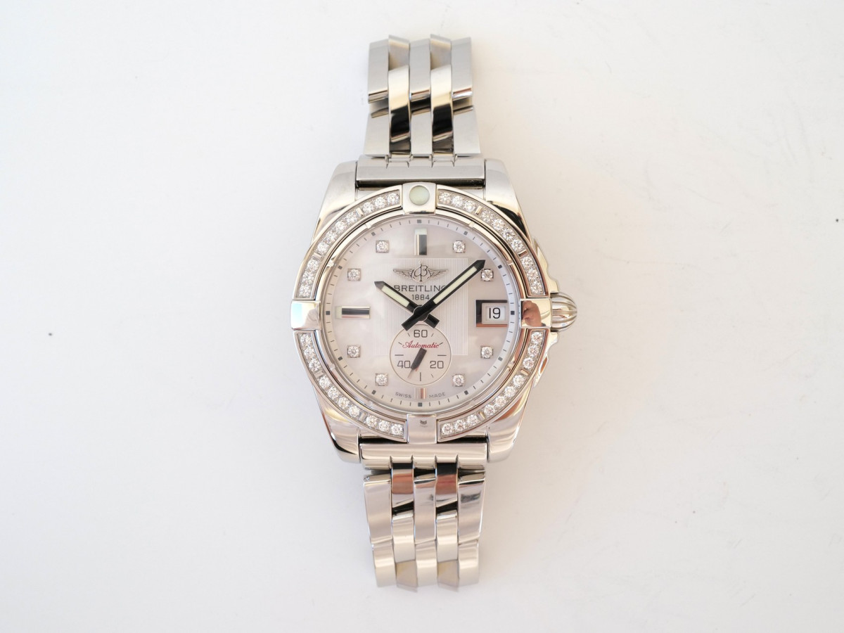 Швейцарские часы Breitling Galactic 36 MOP Diamond Dial