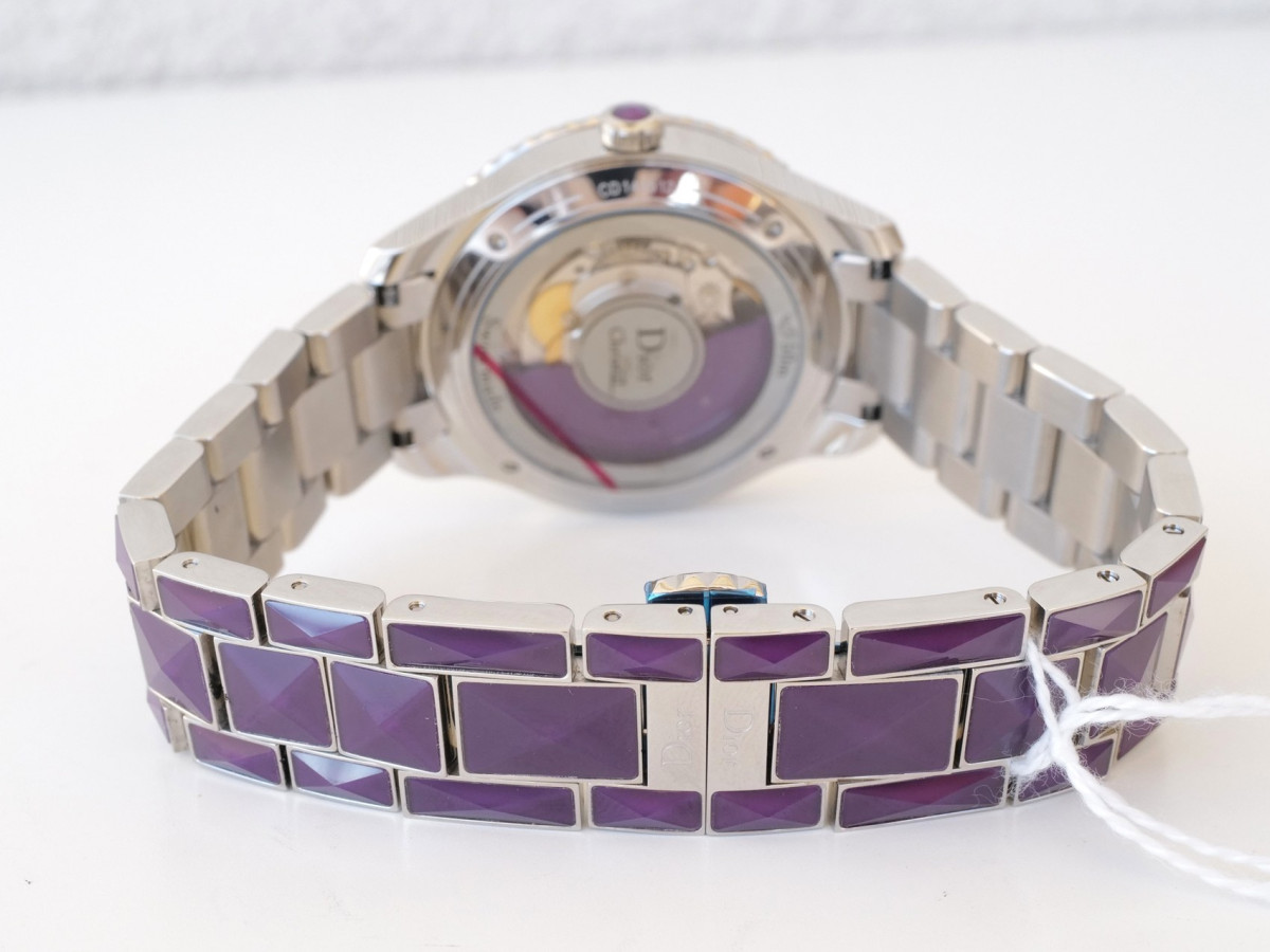 Swiss watch Dior Christal Automatic Diamonds Purple Sapphire 38