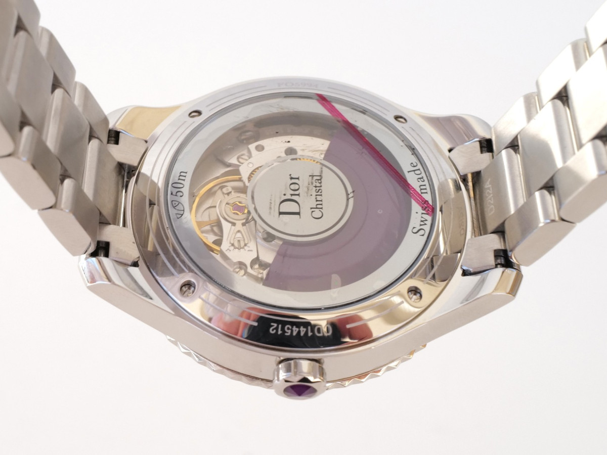 Swiss watch Dior Christal Automatic Diamonds Purple Sapphire 38