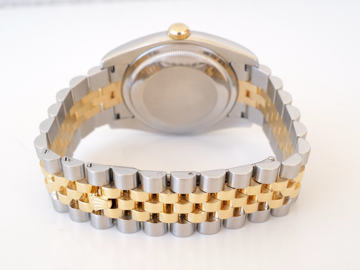 Швейцарський годинник Rolex Datejust 36 Jubilee Steel 18K Yellow Gold White Diamond Dial