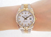 Швейцарський годинник Rolex Datejust 36 Jubilee Steel 18K Yellow Gold White Diamond Dial