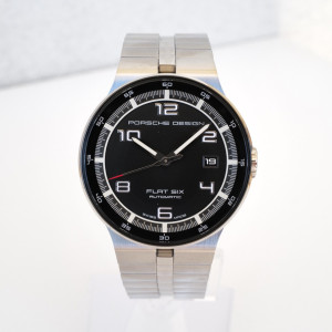 Швейцарський годинник Porsche Design Flat Six Black Dial 40
