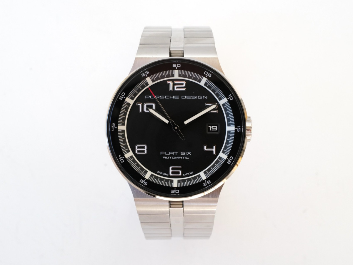 Швейцарський годинник Porsche Design Flat Six Black Dial 40