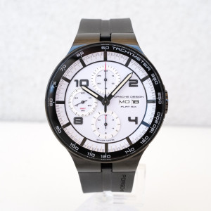 Швейцарський годинник Porsche Design Flat Six Chronograph White Dial 44
