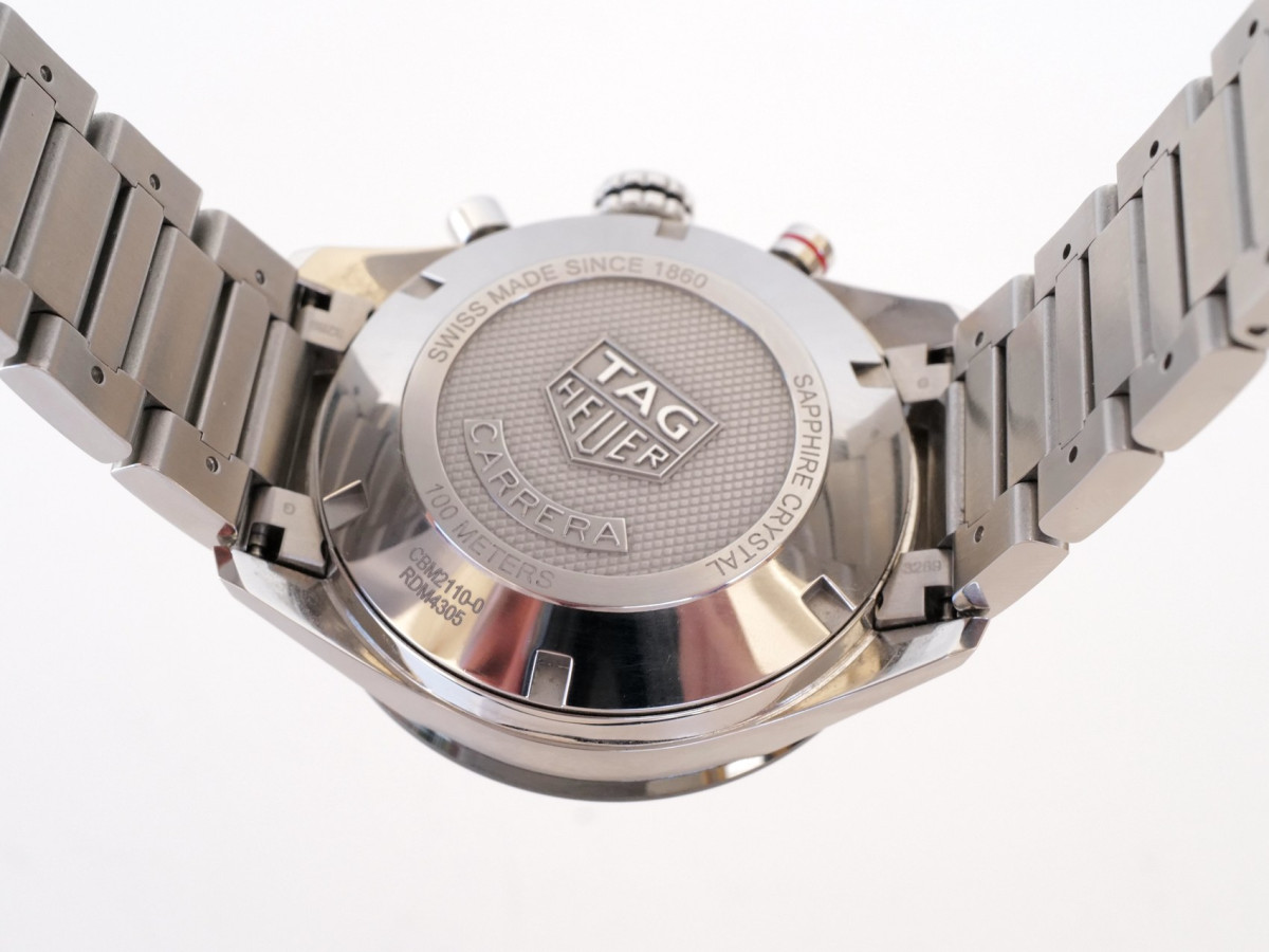 Швейцарские часы Tag Heuer Carrera Calibre 16 Chronograph Black Dial 41