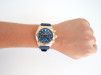 Швейцарський годинник Breitling Chronomat B01 42 Gold Steel Blue Dial