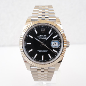 Швейцарський годинник Rolex Datejust 41 Black Dial Jubilee (2020)