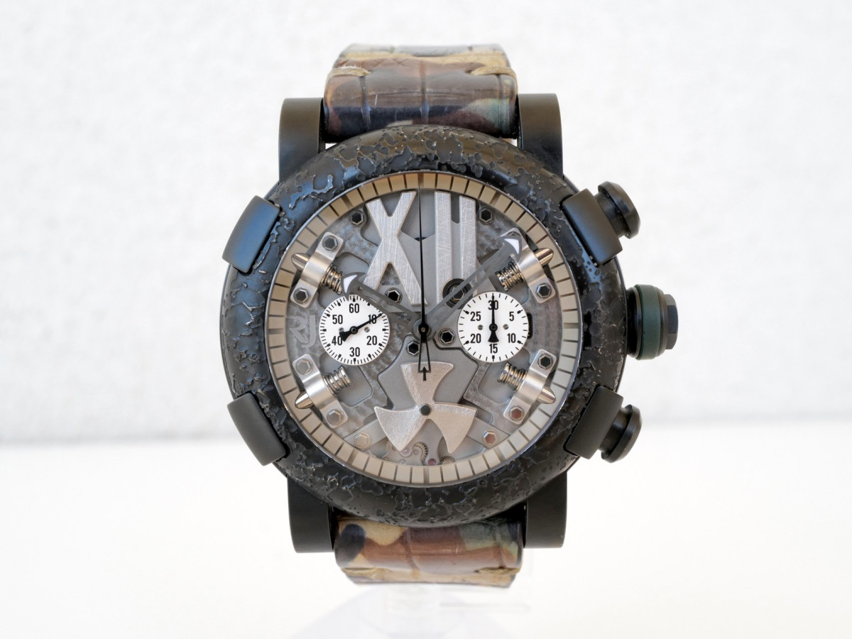 Швейцарские часы Romain Jerome Steampunk Chrono Forest Camo Limited edition of 25