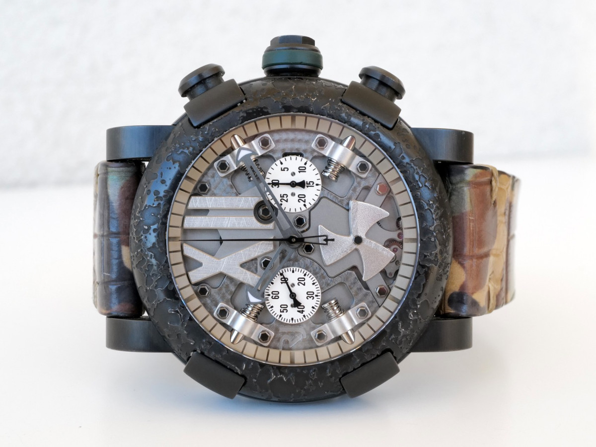 Швейцарские часы Romain Jerome Steampunk Chrono Forest Camo Limited edition of 25