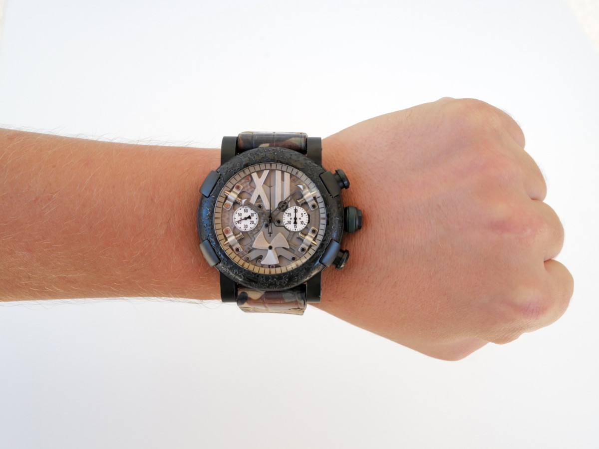 Швейцарские часы Romain Jerome Steampunk Chrono Forest Camo Limited edition of 25