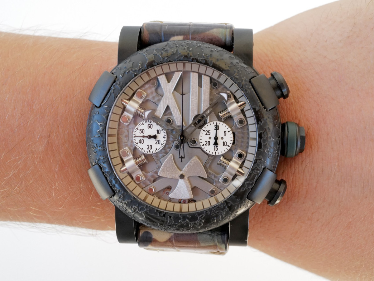 Швейцарские часы Romain Jerome Steampunk Chrono Forest Camo Limited edition of 25