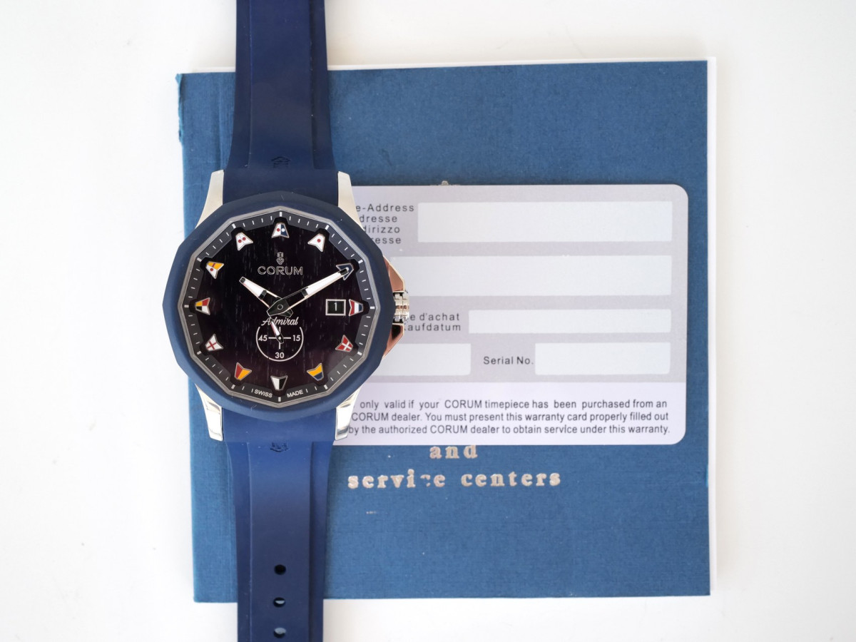 Swiss watch Corum Admiral Legend Blue Dial 42