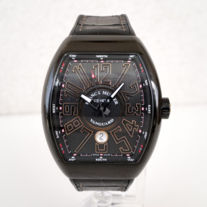 Швейцарские часы Franck Muller Vanguard Black Titanium 18K Rose Gold