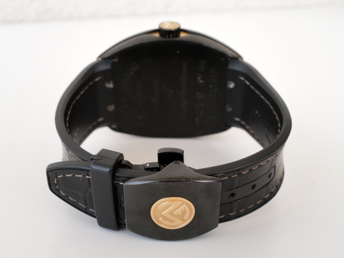 Швейцарские часы Franck Muller Vanguard Black Titanium 18K Rose Gold