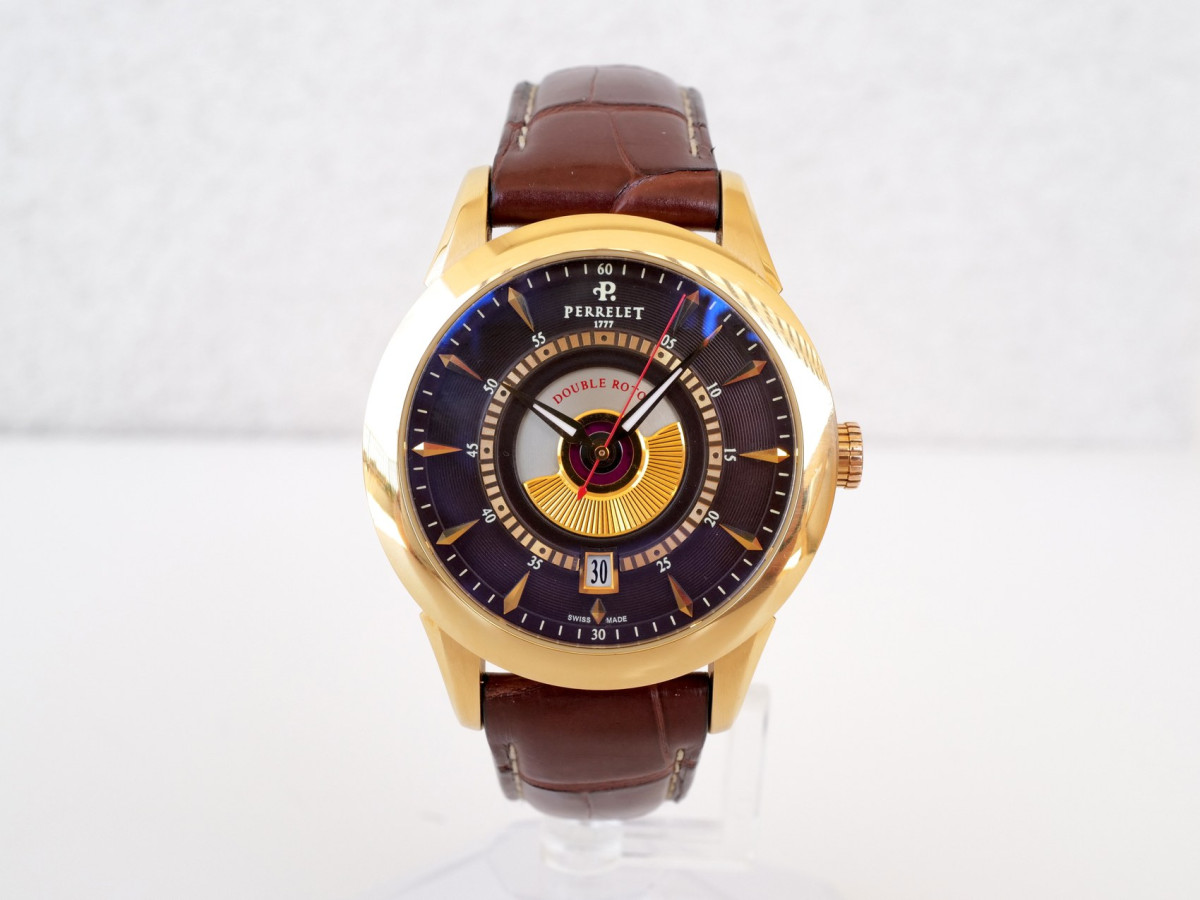 Швейцарские часы Double Rotor 18K Rose Gold 40