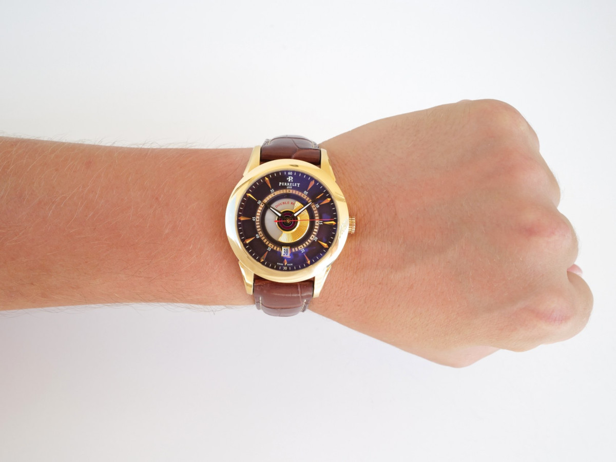 Швейцарские часы Double Rotor 18K Rose Gold 40