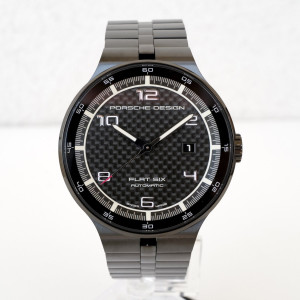 Швейцарские часы Porsche Design Flat Six Black Dial 44