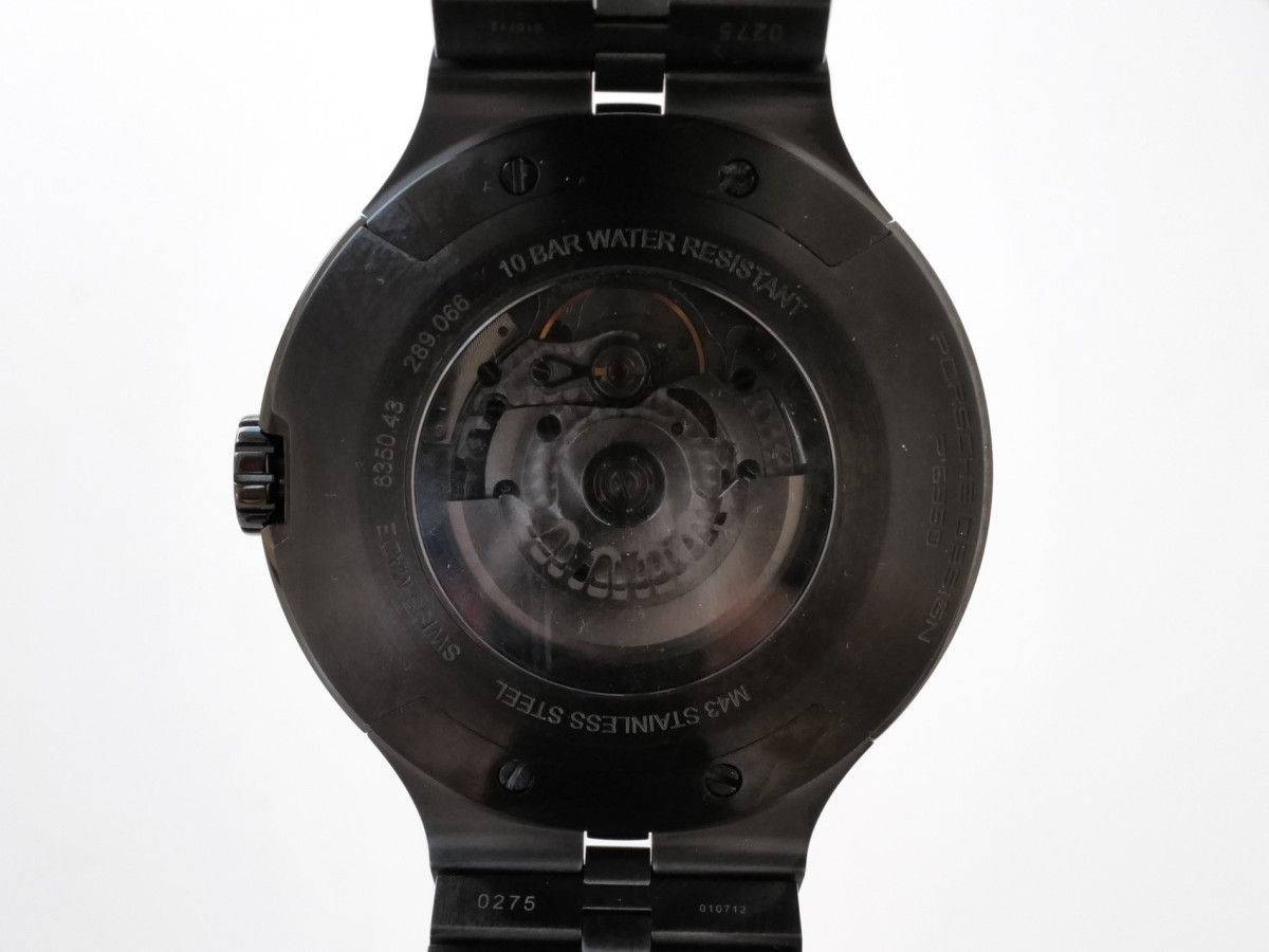 Швейцарские часы Porsche Design Flat Six Black Dial 44