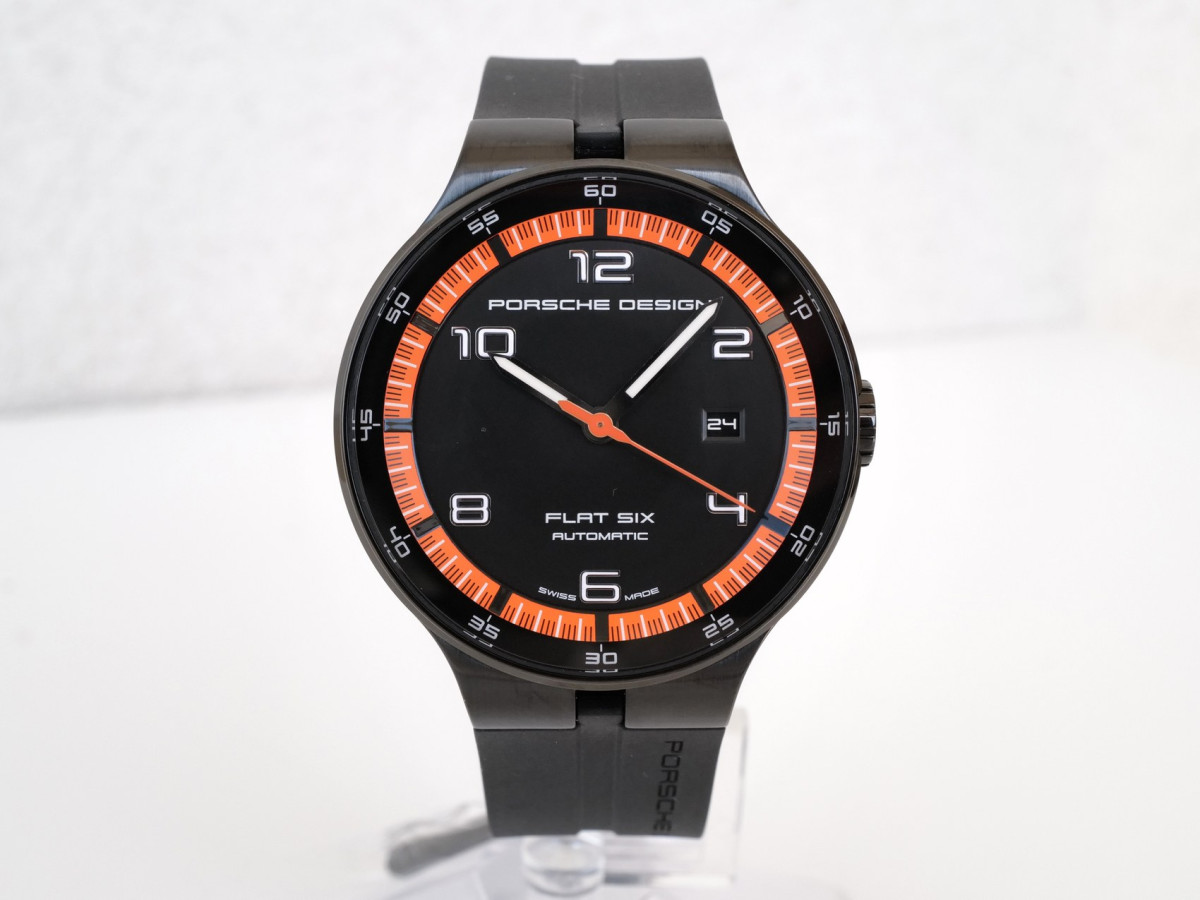 Швейцарские часы Porsche Design Flat Six Black Dial 44