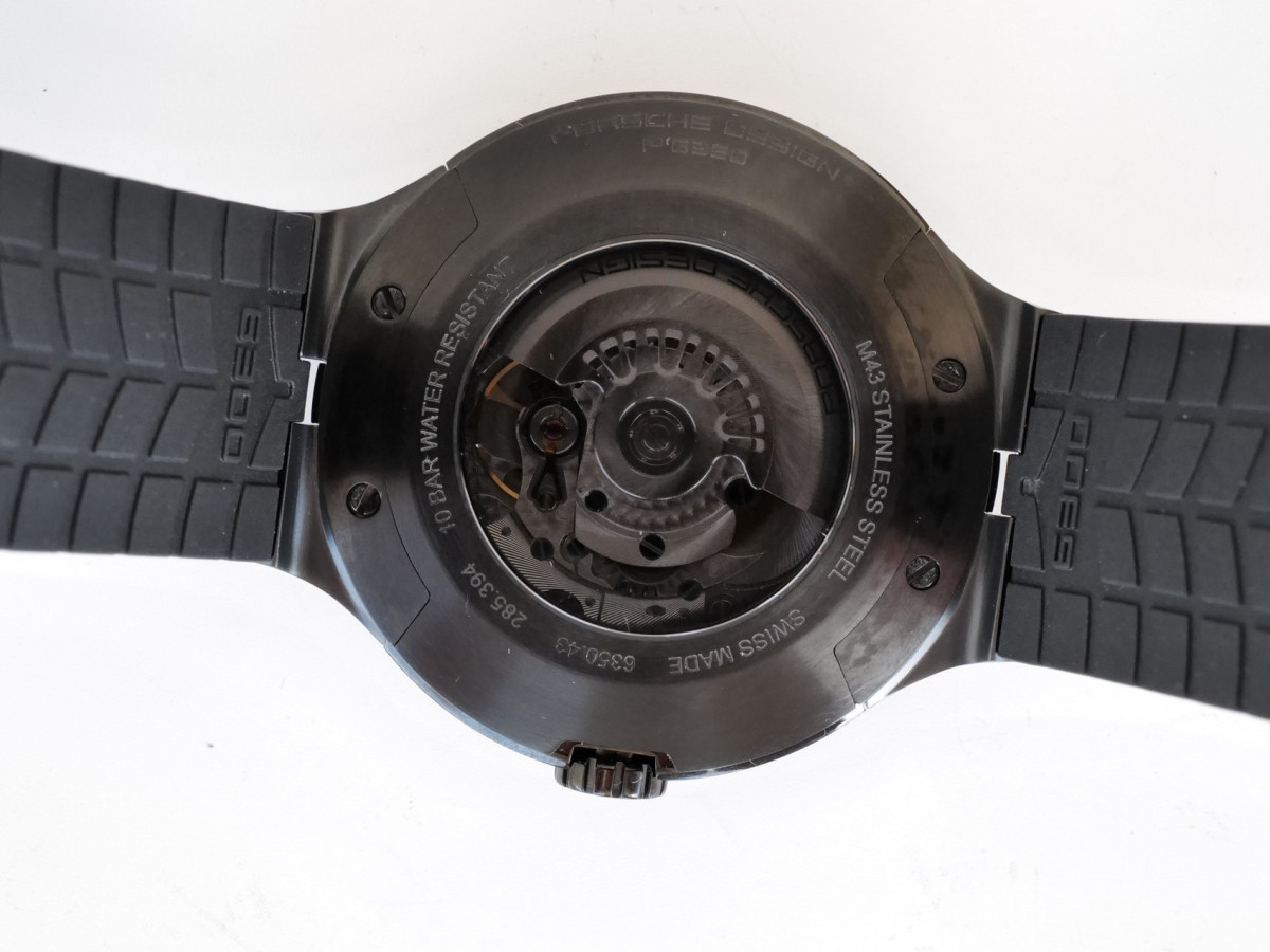 Швейцарские часы Porsche Design Flat Six Black Dial 44