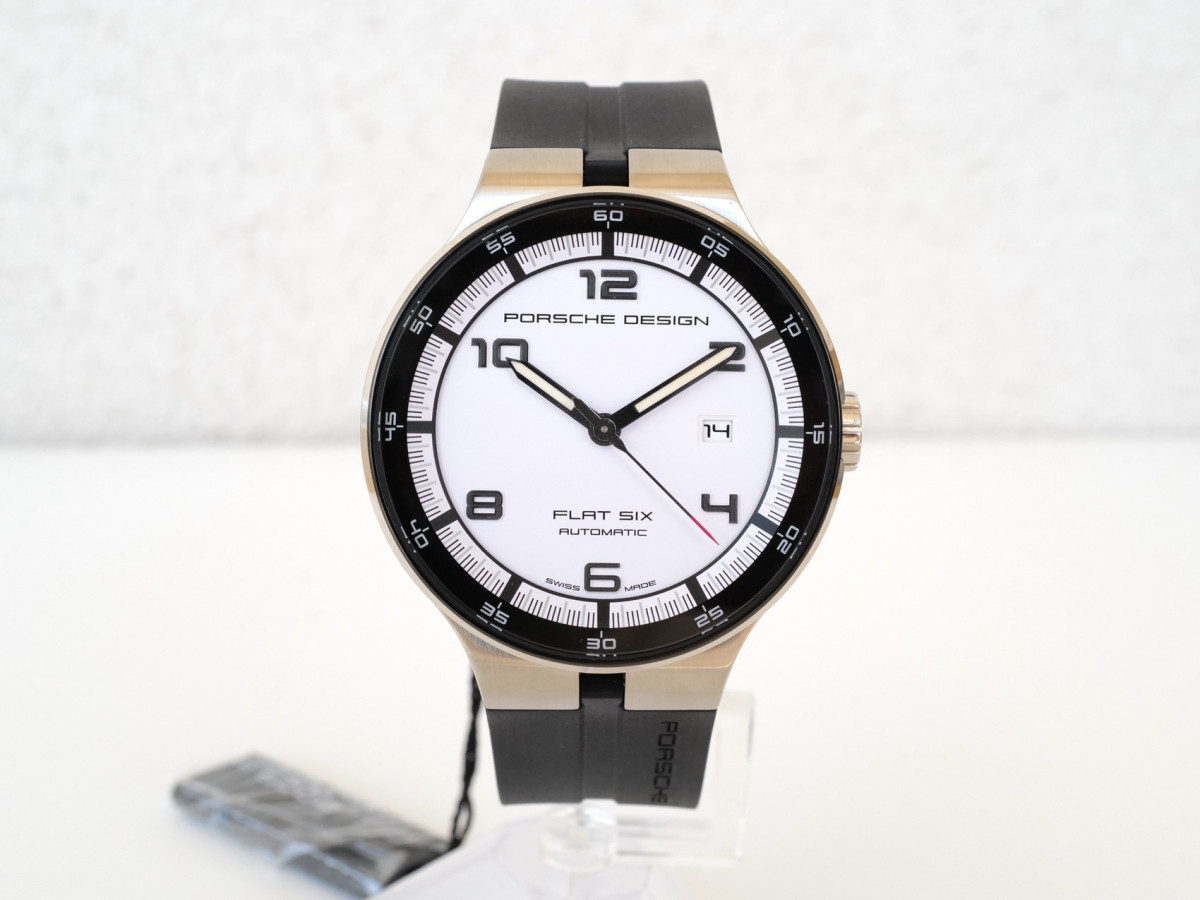 Swiss watch Porsche Design Flat Six White Dial 44