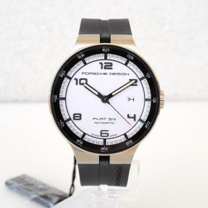 Swiss watch Porsche Design Flat Six White Dial 44